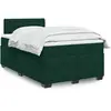 Image de Sommier À Lattes De Lit Avec Matelas Vert Foncé 120x190 Cm Vidaxl