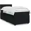 Image de Sommier    Lattes De Lit Avec Matelas Noir 90x190 Cm Velours Vidaxl