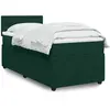 Image de Sommier À Lattes De Lit Avec Matelas Vert Foncé 90x200 Cm Vidaxl