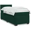 Image de Sommier À Lattes De Lit Et Matelas Vert Foncé 80x200 Cm Velours Vidaxl