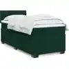 Image de Sommier    Lattes De Lit Avec Matelas Vert Fonc © 90x190 Cm Vidaxl