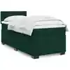 Image de Sommier À Lattes De Lit Avec Matelas Vert Foncé 100x200 Cm Vidaxl