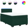 Image de Sommier À Lattes De Lit Avec Matelas Vert Foncé 120x190 Cm Vidaxl