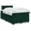 Image de Sommier    Lattes De Lit Et Matelas Vert Fonc © 120x200cm Velours Vidaxl