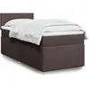Image de Sommier    Lattes De Lit Avec Matelas Marron Fonc © 80x200 Cm Vidaxl