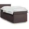 Image de Sommier    Lattes De Lit Avec Matelas Marron Fonc © 100x200 Cm Vidaxl
