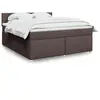 Image de Sommier    Lattes De Lit Avec Matelas Marron Fonc © 180x200 Cm Vidaxl