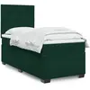 Image de Sommier À Lattes De Lit Avec Matelas Vert Foncé 90x200 Cm Vidaxl