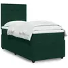 Image de Sommier À Lattes De Lit Avec Matelas Vert Foncé 90x200 Cm Vidaxl