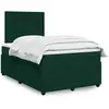 Image de Sommier À Lattes De Lit Avec Matelas Vert Foncé 120x190 Cm Vidaxl