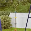 Image de vidaXL Balançoire à câble à disque denfants et 4 marches multicolore corde à grimper corde à grimper avec marches corde 4009278
