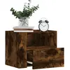 Image de Table De Chevet Murale Chêne Fumé 45x30x35 Cm Vidaxl
