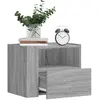 Image de Tables De Chevet Murales 2 Pcs Sonoma Gris 45x30x35 Cm Vidaxl