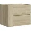 Image de Table De Chevet Murale Chêne Sonoma 45x30x35 Cm Vidaxl