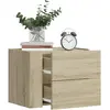 Image de Tables De Chevet Murales 2 Pcs Chêne Sonoma 45x30x35 Cm Vidaxl