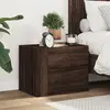 Image de Table De Chevet Murale Chêne Marron 45x30x35 Cm Vidaxl