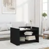 Image de Table Basse Noir 80x50x50 Cm Bois D'ingénierie Vidaxl