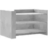 Image de Table Basse Gris Béton 80x50x50 Cm Bois D'ingénierie Vidaxl