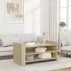 Image de Table Basse Chêne Sonoma 100x50x50 Cm Bois D'ingénierie Vidaxl