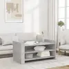 Image de Table Basse Gris Béton 100x50x50 Cm Bois D'ingénierie Vidaxl