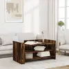 Image de Table Basse Chêne Fumé 100x50x50 Cm Bois D'ingénierie Vidaxl