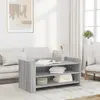 Image de Table Basse Sonoma Gris 100x50x50 Cm Bois D'ingénierie Vidaxl