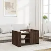 Image de Table Basse Chêne Marron 80x50x50 Cm Bois D'ingénierie Vidaxl