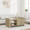 Image de vidaXL Table basse chêne sonoma 100x50x50 cm bois dingénierie table latérale table de salon table daccent bout de 848362