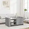 Image de Table Basse Sonoma Gris 100x50x50 Cm Bois D'ingénierie Vidaxl
