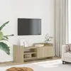Image de Meuble Tv Chêne Sonoma 100x35x40 Cm Bois D'ingénierie Vidaxl