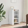 Image de Buffet Blanc 45x35x75 Cm Bois D'ingénierie Vidaxl