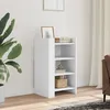 Image de vidaXL Buffet blanc 45x35x75 cm bois dingénierie 848381