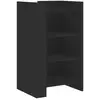 Image de Vidaxl buffet noir 45x35x75 cm bois d’ingénierie