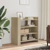 Image de vidaXL Buffet chêne sonoma 73 5x35x75 cm bois dingénierie armoire armoire latérale armoire de rangement armoire 848390