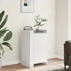 Image de Buffet Blanc 45x35x75 Cm Bois D'ingénierie Vidaxl