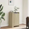 Image de vidaXL Buffet chêne sonoma 45x35x75 cm bois dingénierie armoire armoire latérale armoire de rangement armoire placard 848397