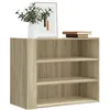 Image de vidaXL Armoire murale chêne sonoma 75x35x60 cm bois dingénierie armoire suspendue placard mural armoire de salle de bain 848418