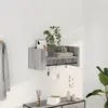Image de Étagère Murale Sonoma Gris 70,5x35x30,5 Cm Bois D'ingénierie Vidaxl