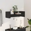 Image de Étagère Murale Noir 100x35x30,5 Cm Bois D'ingénierie Vidaxl