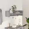Image de Étagère Murale Sonoma Gris 100x35x30,5 Cm Bois Ingénierie Vidaxl