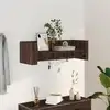 Image de Étagère Murale Chêne Marron 100x35x30,5 Cm Bois D'ingénierie Vidaxl