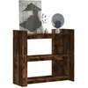 Image de Table Console Chêne Fumé 100x35x90 Cm Bois D'ingénierie Vidaxl