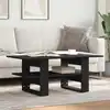 Image de Table Basse Noir 102x55x42 Cm Bois D'ingénierie Vidaxl