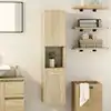 Image de Armoire De Salle De Bain Chêne Sonoma 30x30x130 Cm Aggloméré Vidaxl