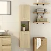 Image de vidaXL Armoire de salle de bain Chêne sonoma 30x30x130 cm Aggloméré 849635