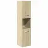 Image de Vidaxl armoire de salle de bain chêne sonoma 30x30x130 cm aggloméré