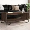 Image de Table Basse Chêne Marron 100x51x40 Cm Bois D'ingénierie Vidaxl
