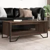 Image de vidaXL Table basse chêne marron 100x51x40 cm bois dingénierie table dappoint table de salon table latérale bout de 848483