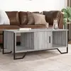 Image de Table Basse Sonoma Gris 100x51x40 Cm Bois D'ingénierie Vidaxl