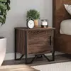 Image de Tables De Chevet 2pcs Chêne Marron 40x30x40cm Bois D'ingénierie Vidaxl
